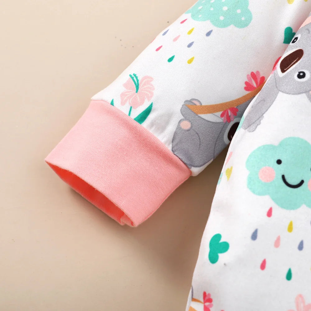 Comfortabele babykleding jongen in vrolijke kleuren
