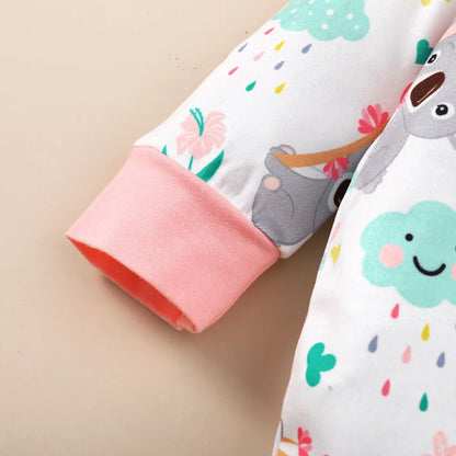 Comfortabele babykleding jongen in vrolijke kleuren