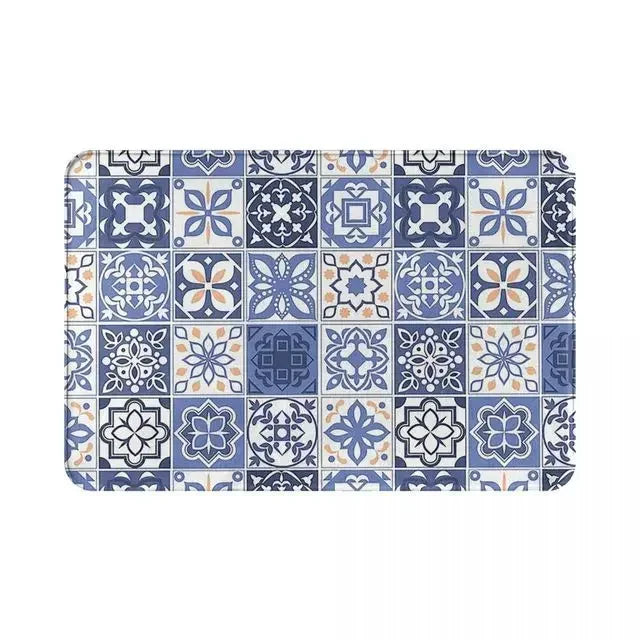 Deurmat met bloemenprint – Fleurige entree