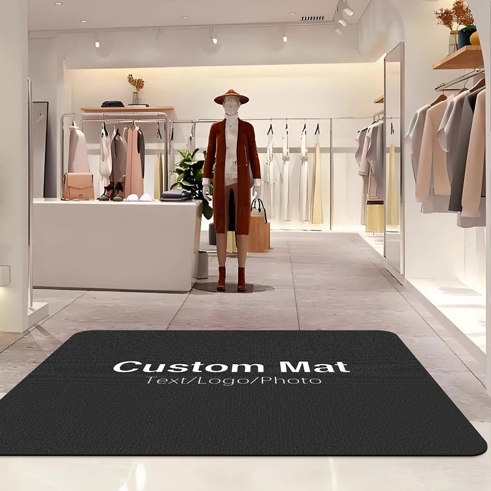 Bedrukte deurmat – Personaliseer met tekst of logo