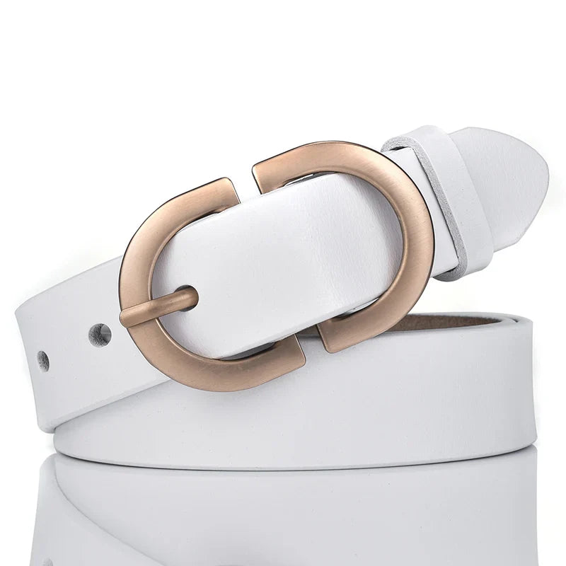 Riem van buffelleer voor heren met vintage look