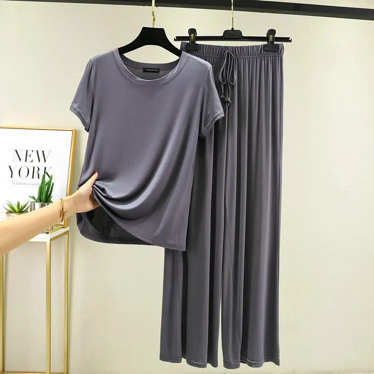 Dames pyjama Livera met knoopsluiting