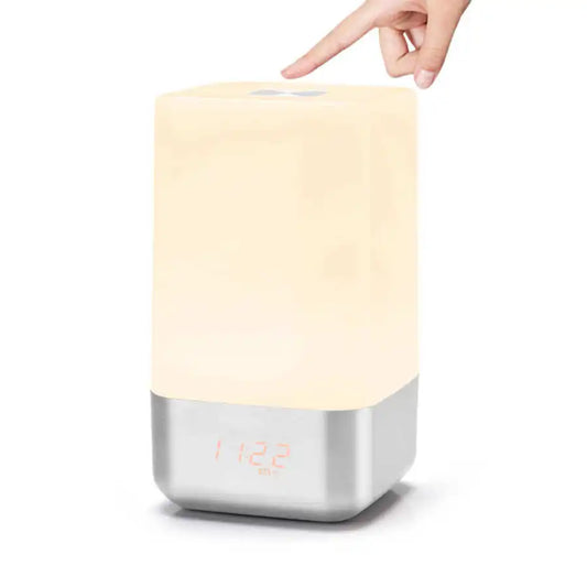 Compacte wake up light lamp – Past op elk nachtkastje