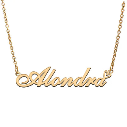 Naam in ketting met persoonlijke touch