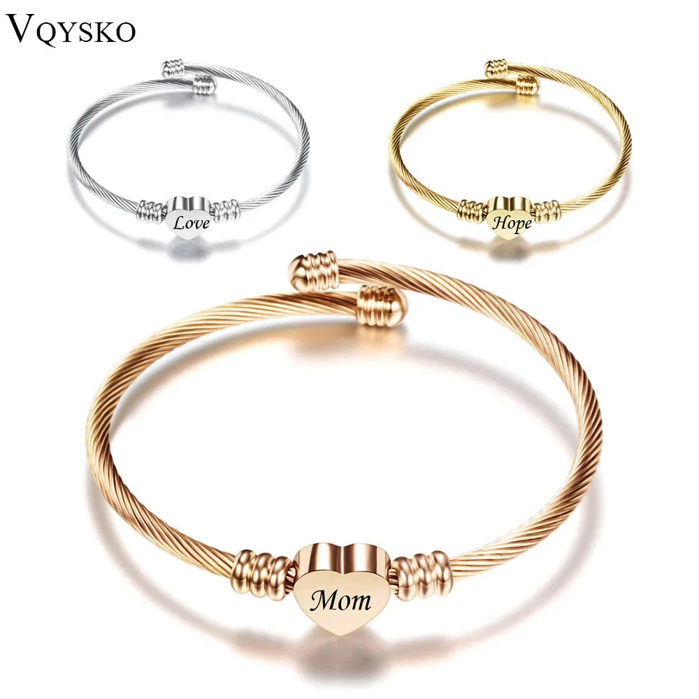 Armband met meerdere namen gegraveerd