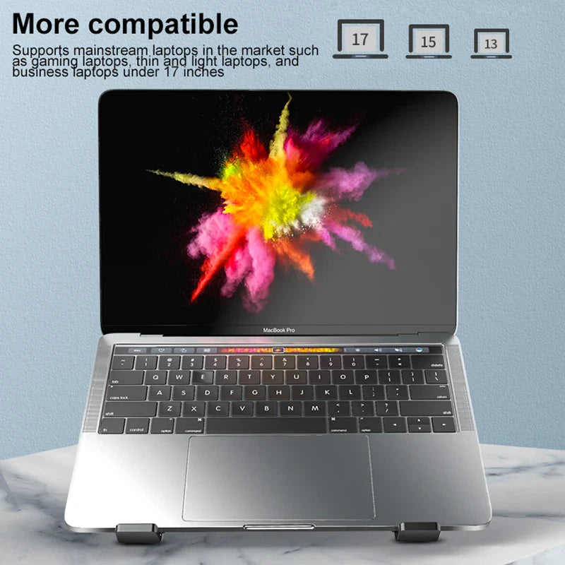 Laptop standaard Action met flexibele functies