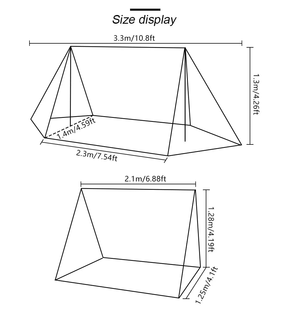 Pop up tent in felle kleur – Goed zichtbaar op de camping