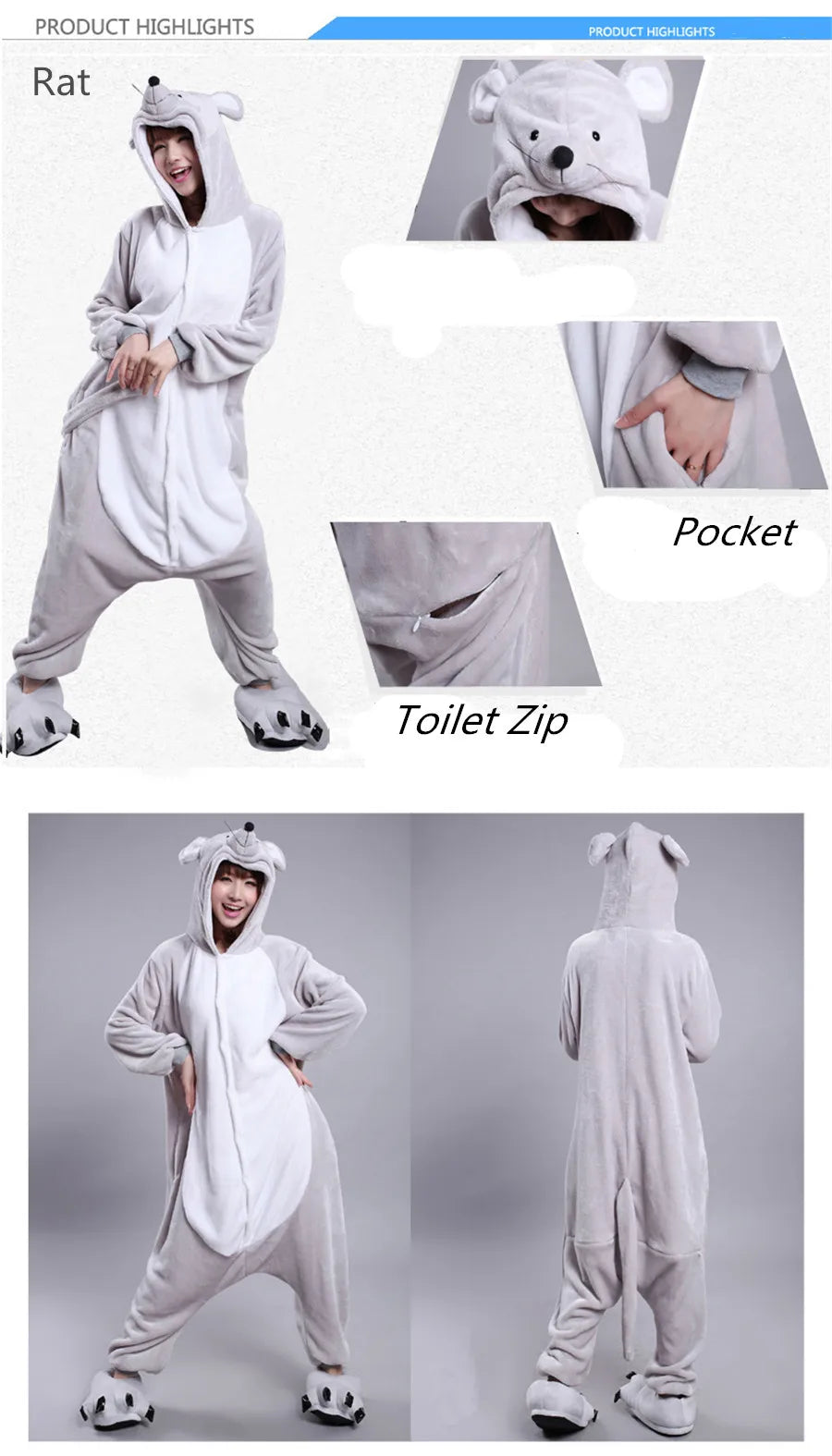 Onesie met rits voor dames – Makkelijk en warm