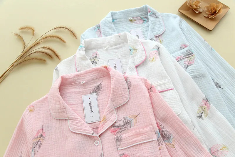 Dames pyjama winter met hoge kraag