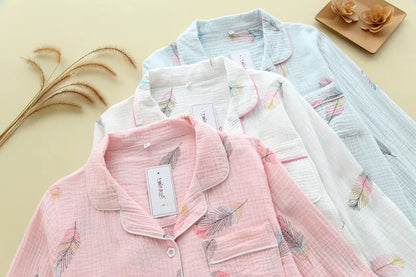 Dames pyjama winter met hoge kraag