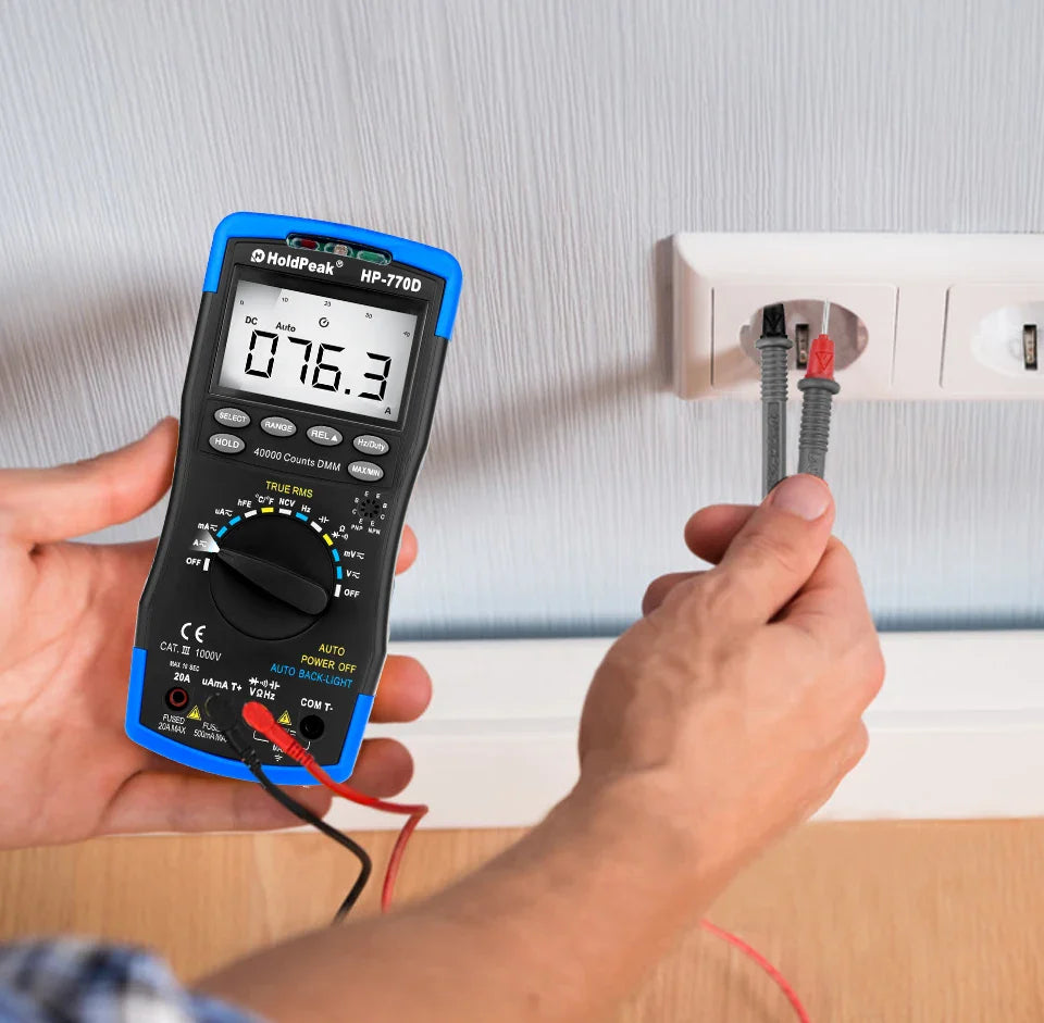 Multimeter voor elektronische circuits