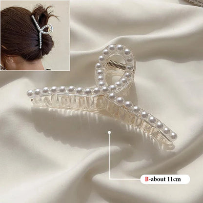 Ronde haarklem met gladde textuur
