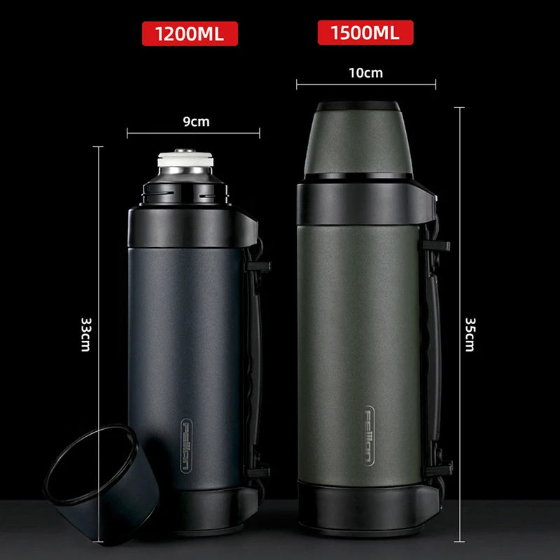 Thermosfles voor reizigers – Compact en stevig