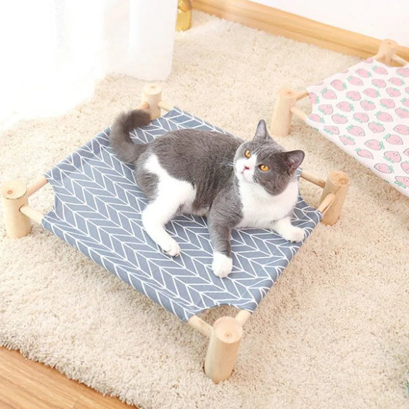 Grote ronde kattenmand met hoge zijkanten – Veilig gevoel