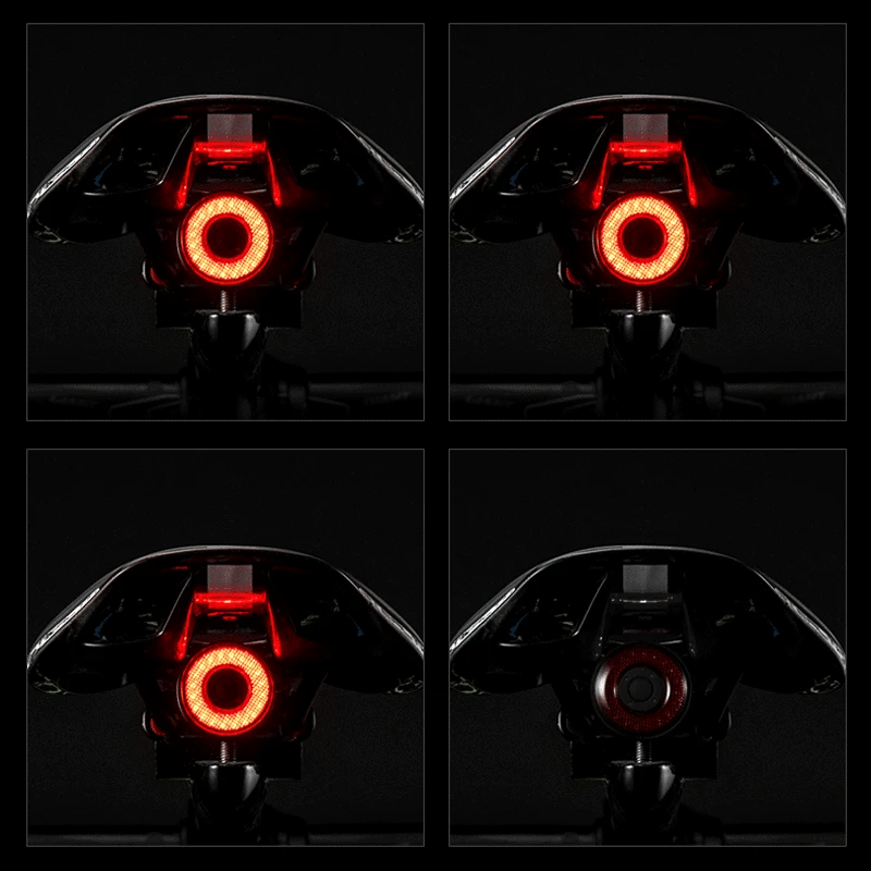 Fietslamp met batterij-indicator