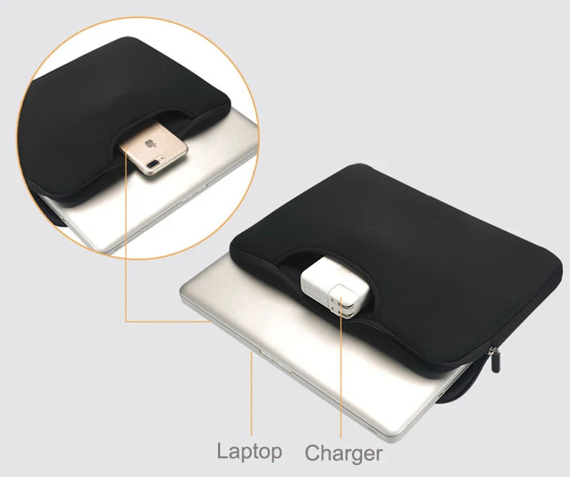 Laptop tas met ritsvak – Extra beveiliging voor accessoires