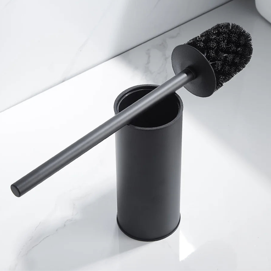 Design WC borstel zwart goud – Chic en opvallend