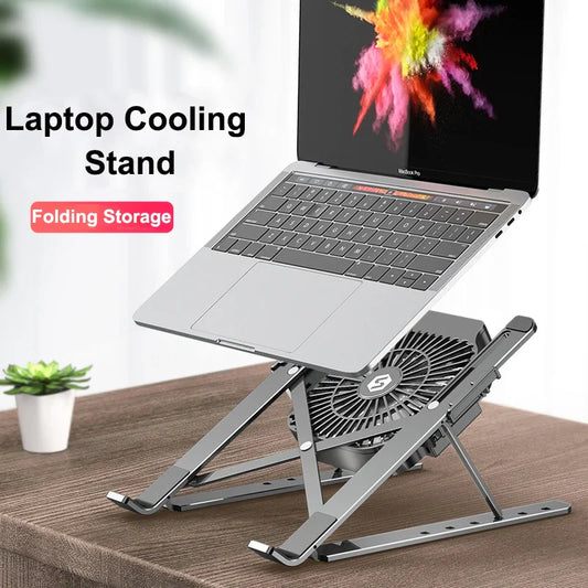 Laptop standaard met verstelbare poten