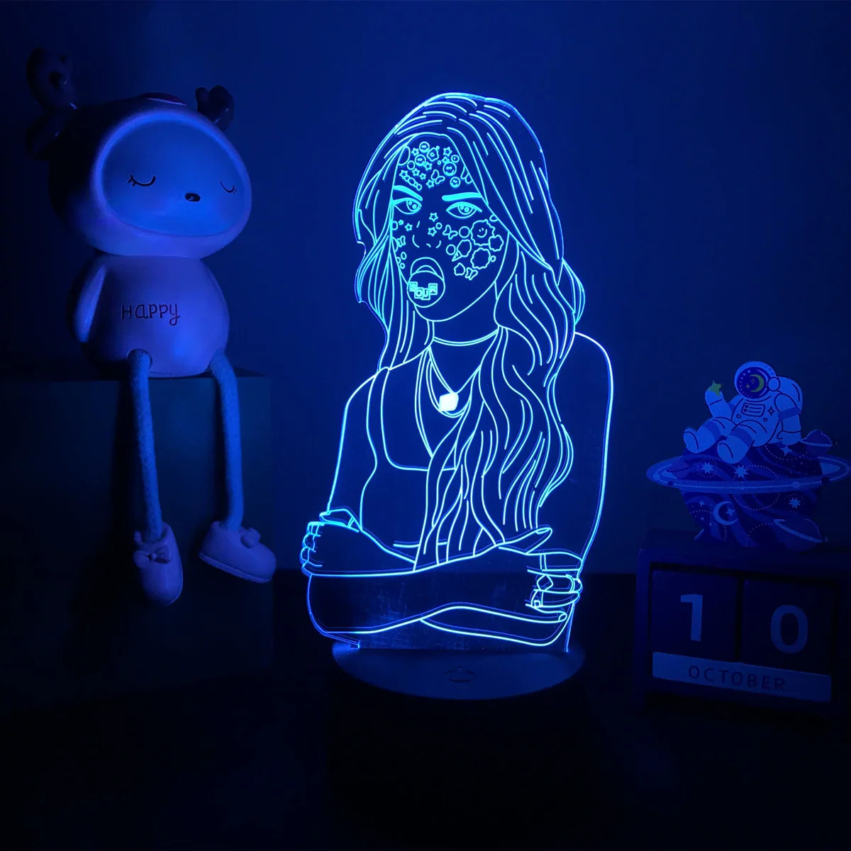 Design nachtkastlamp met lichteffecten – Voor unieke sfeer