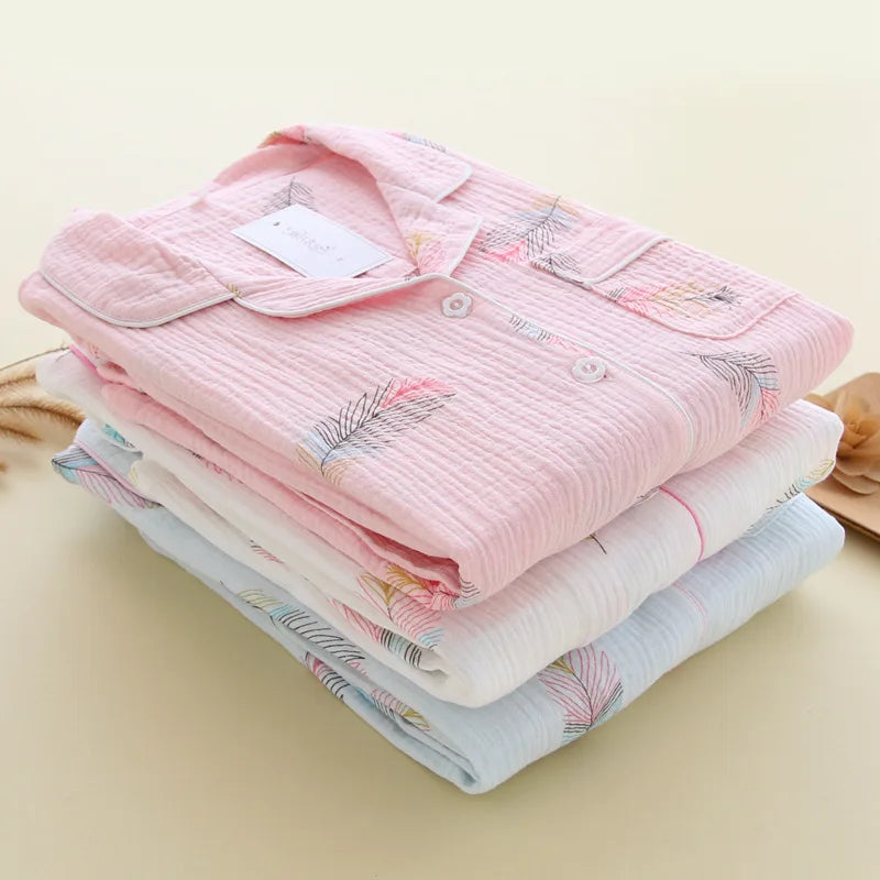 Dames pyjama set met elastische taille