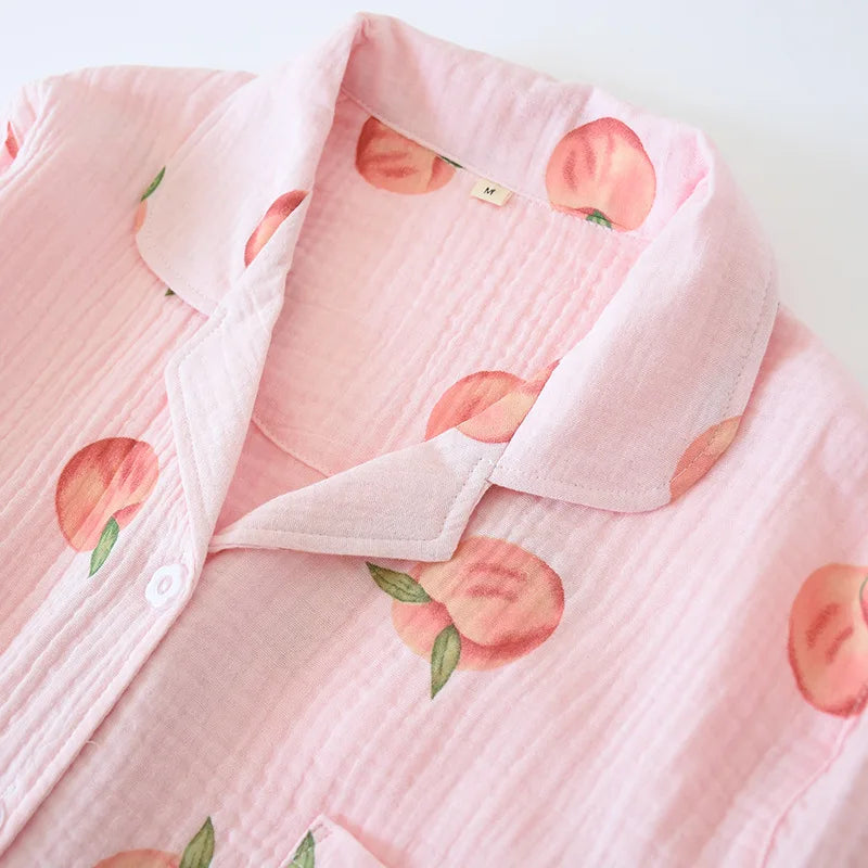 Dames pyjama katoen met stretch