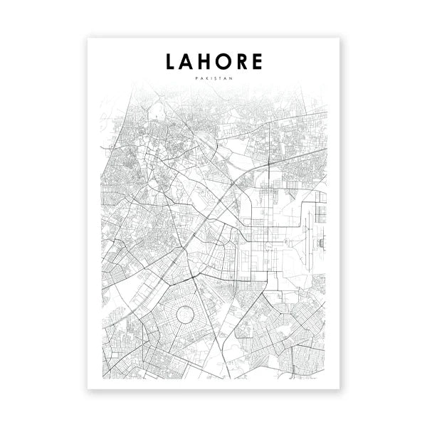 Wanddecoratie wereldkaart in XL formaat