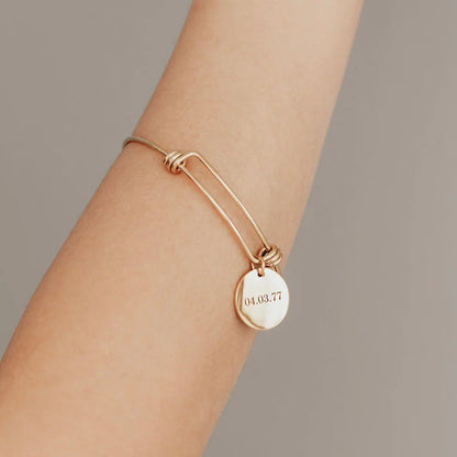 Armband met gravure van kindertekening