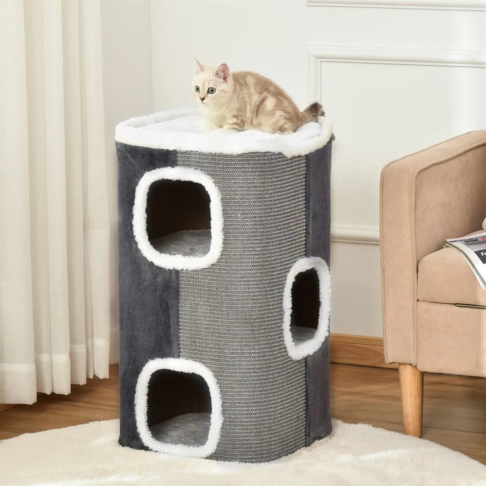 Kattenpaal XXL met meerdere etages – Perfect voor klimmers