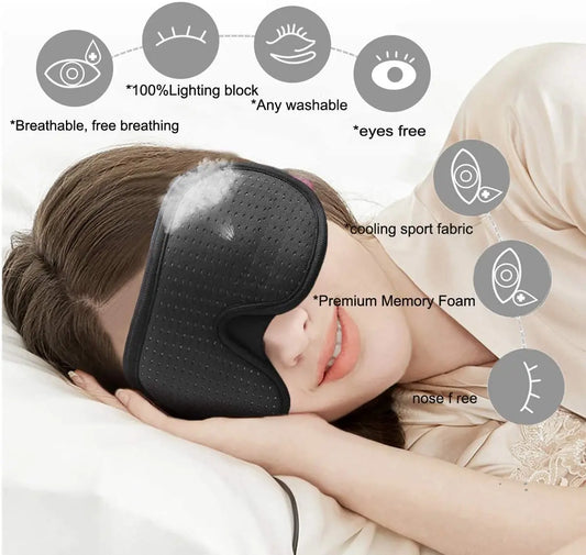 Slaapmasker met katoenen binnenzijde