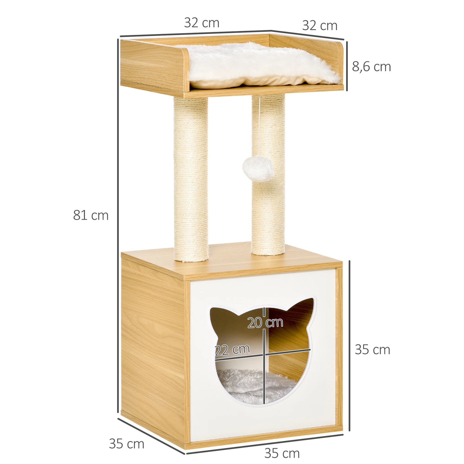 Maine Coon kattenmeubel extra groot – Voor comfort en uitdaging