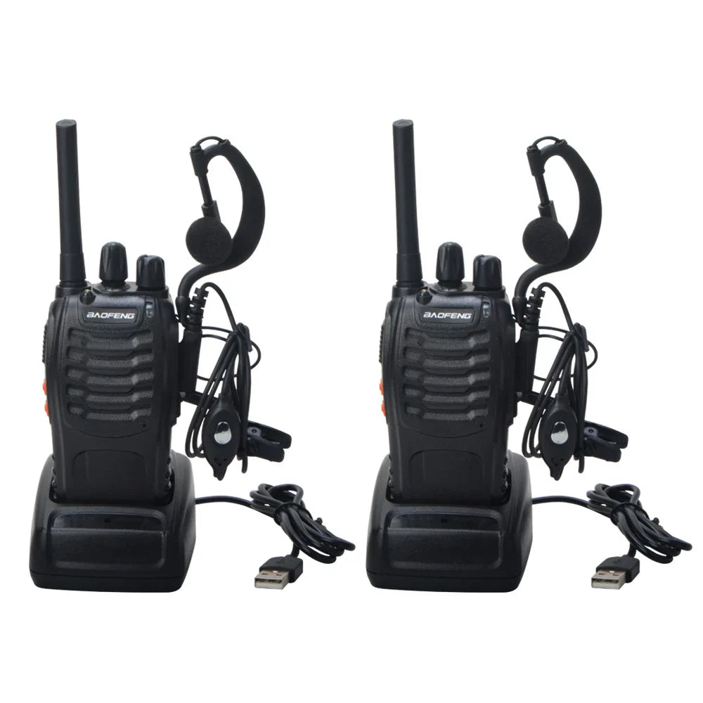 Walkie talkie professioneel met headset