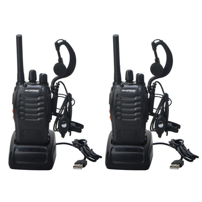 Walkie talkies met headset aansluiting