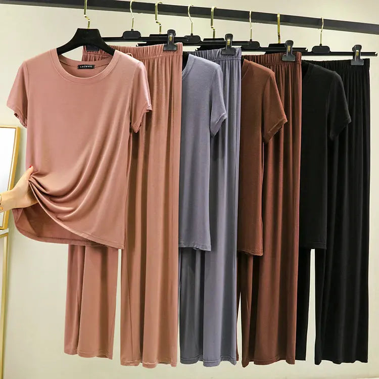 Dames pyjama met lange broek – Perfect voor de winter