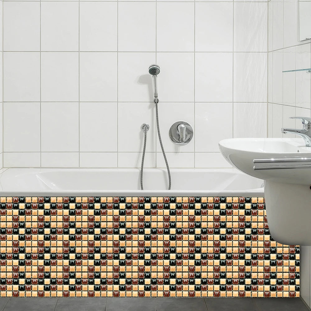 Badkamer mozaiek tegels met structuur – Antislip en chic
