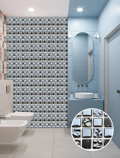 Mozaiek tegels Praxis toilet – Compact en verfijnd