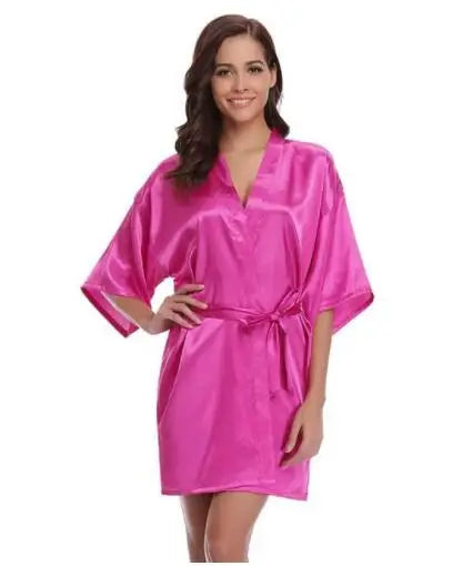 Satijnen ochtendjas dames Hunkemöller roze – Elegant ontwaken