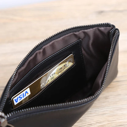 Portemonnee heren klein met ritssluiting – Veilig en compact