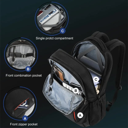 Handbagage rugzak met regenhoes inbegrepen