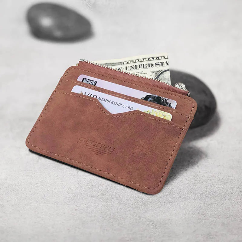 Portemonnee heren klein model met logo – Minimalistisch en stijlvol