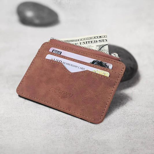 Portemonnee heren klein model met logo – Minimalistisch en stijlvol