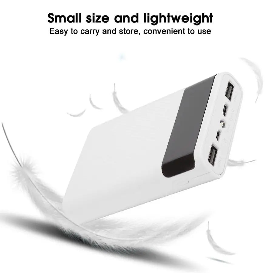 Draadloze powerbank met dubbele spoel