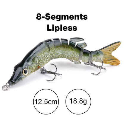 Jerkbaits als kunstaas voor actieve jacht