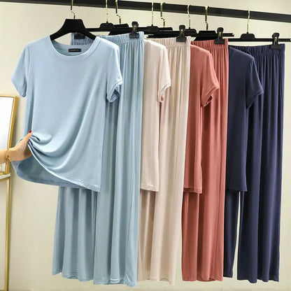 Dames pyjama winter met extra warme stof