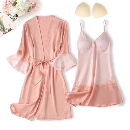 Ochtendjas met riem voor dames – Elegant en praktisch