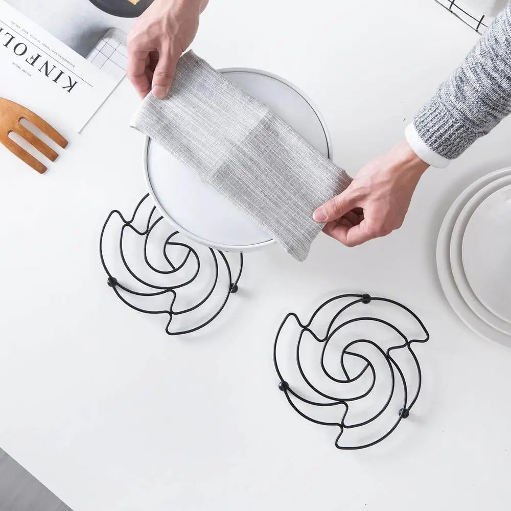 Pannen onderzetters met ergonomische grip – Voor veilig gebruik