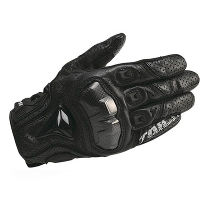 Modieus de winter in met leren herenhandschoenen