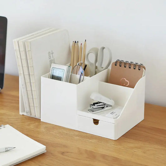 Stoffen bureau organizer voor een zachte touch
