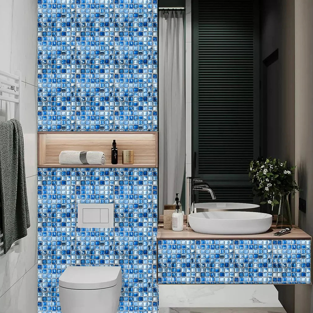 Badkamer mozaiek tegels met structuur – Antislip en chic