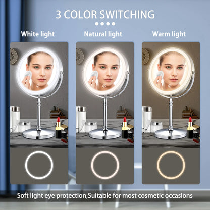 Verlichte Make-Up Spiegel voor Professioneel Gebruik - Ideaal voor Badkamer en Vanity