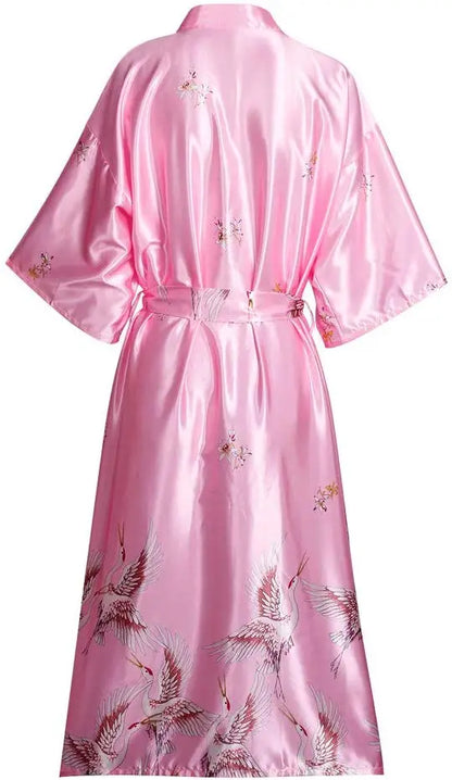 Ochtendjas dames met subtiel patroon – Rustig en elegant